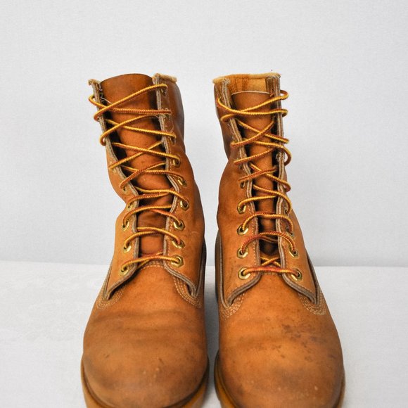 Vintage Timberland 9-Eye Wheat Boots - Picture 4 of 12